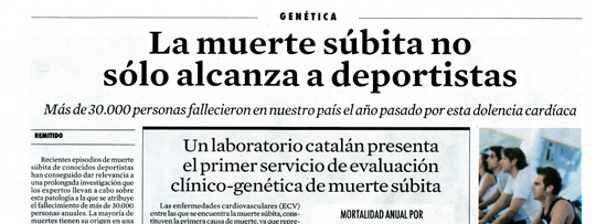 Nota de Prensa: Diario La Vanguardia